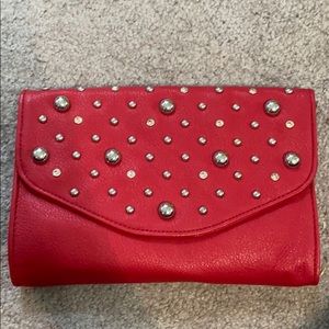 Sexy red Grace Adele clutch